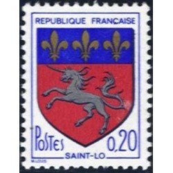 Timbre France Yvert No 1510 Blason de Saint-Lo