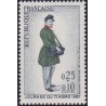 Timbre France Yvert No 1516 Journée du timbre, Facteur du Second Empire