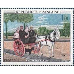 Timbre France Yvert No 1517 Douanier Henri Rousseau, la cariole du pére Juniet