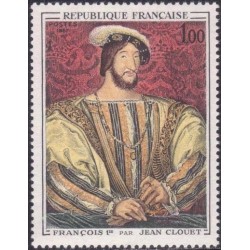 Timbre France Yvert No 1518 François 1er, portrait