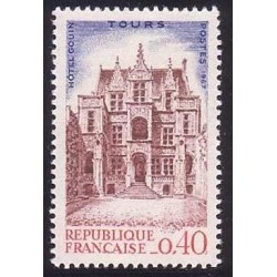 Timbre France Yvert No 1525 Tours, 40e congrés des sociétés philatéliques