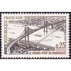 Timbre France Yvert No 1524 Grand pont de Bordeaux, inauguration