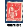 Timbre France Yvert No 283 Type paix Rose rouge neuf * avec trace de charnière