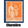 Timbre France Yvert No 286 Type paix Orange neuf * avec trace de charnière