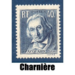 Timbre France Yvert No 295 Jacquard neuf * avec trace de charnière