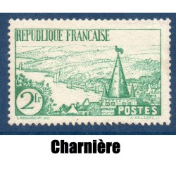 Timbre France Yvert No 301 Rivière Bretonne neuf * avec trace de charnère