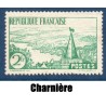 Timbre France Yvert No 301 Rivière Bretonne neuf * avec trace de charnère