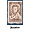 Timbre France Yvert No 310 Ampère neuf * avec trace de charnière