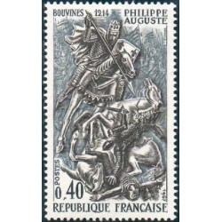 Timbre France Yvert No 1538 Philippe II Auguste