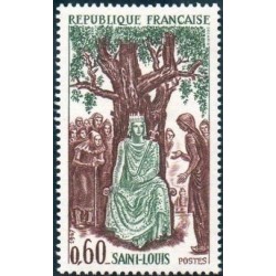 Timbre France Yvert No 1539 Saint Louis (Louis IX)