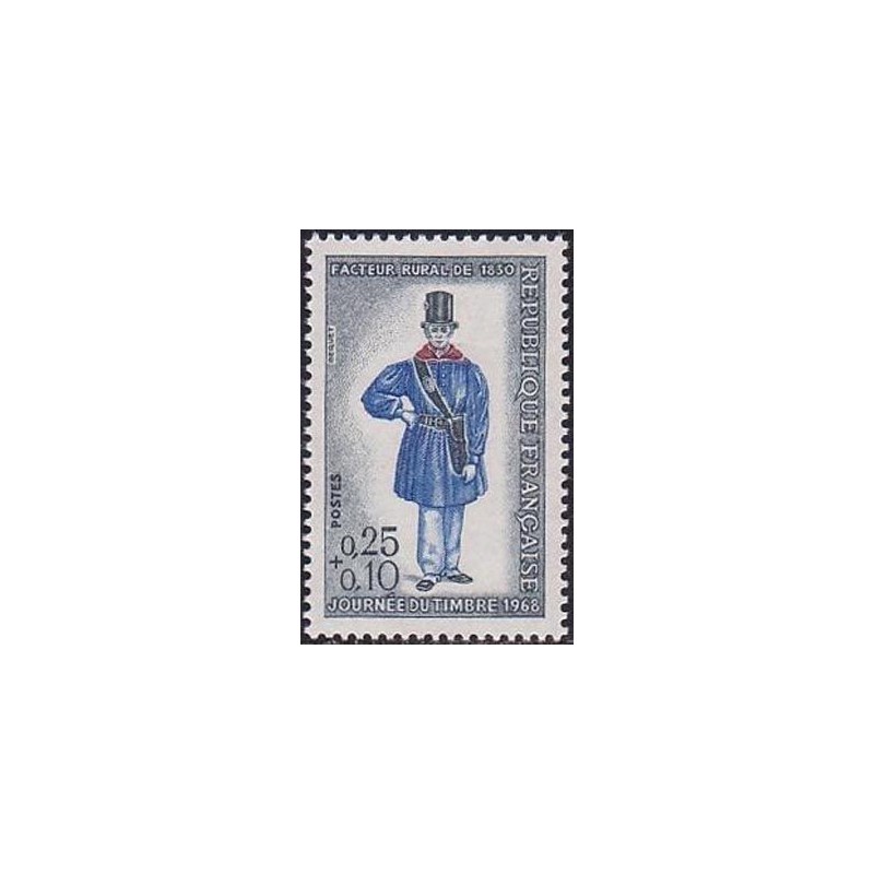 Timbre France Yvert No 1549 Journée du timbre, facteur rural de 1830