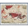 Timbre France Yvert No 1555 Lascaux, peinture rupestre de la grotte à Montignac