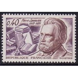 Timbre France Yvert No 1560 Pierre Larousse