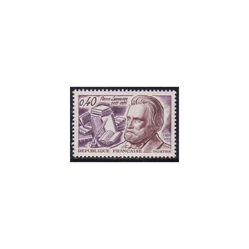 Timbre France Yvert No 1560 Pierre Larousse