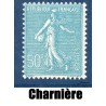 Timbre France Yvert No 362 Type Seumeuse lignée * avec trace de charnière