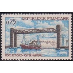 Timbre France Yvert No 1564 Rochefort, pont de Martrou