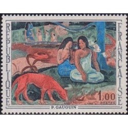 Timbre France Yvert No 1568 Paul Gauguin, l'arearea