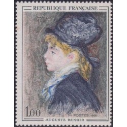 Timbre France Yvert No 1570 Auguste Renoir, modéle