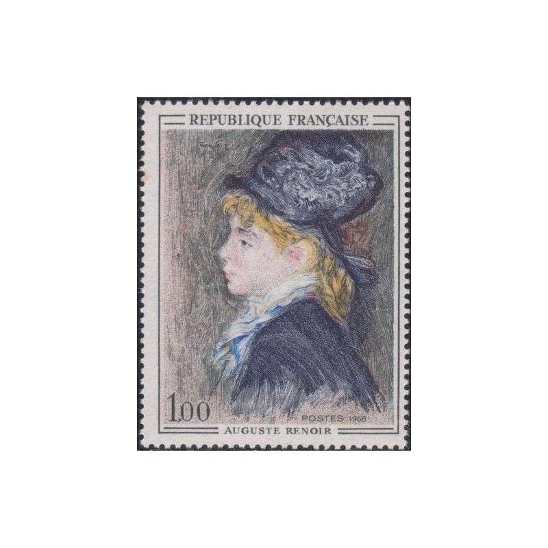 Timbre France Yvert No 1570 Auguste Renoir, modéle