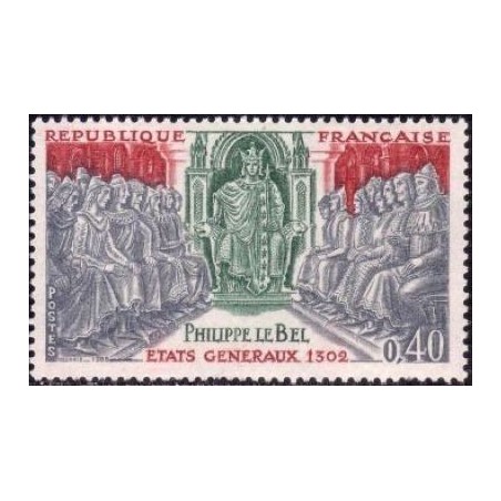 Timbre France Yvert No 1577 Philippe IV le Bel, Etats Généraux