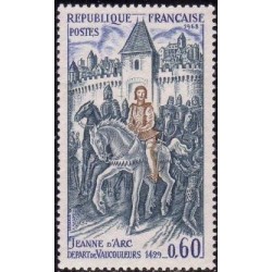 Timbre France Yvert No 1579 Vaucouleurs, Départ de Jeanne D'Arc