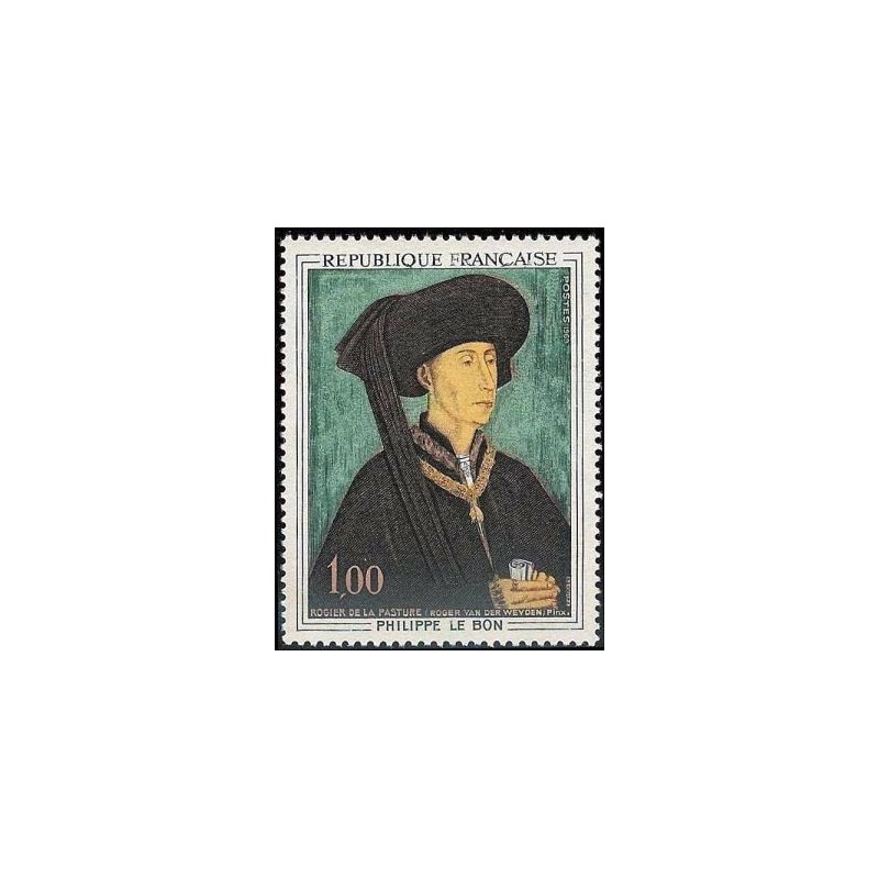 Timbre France Yvert No 1587 Philippe le Bon, duc de Bourgogne