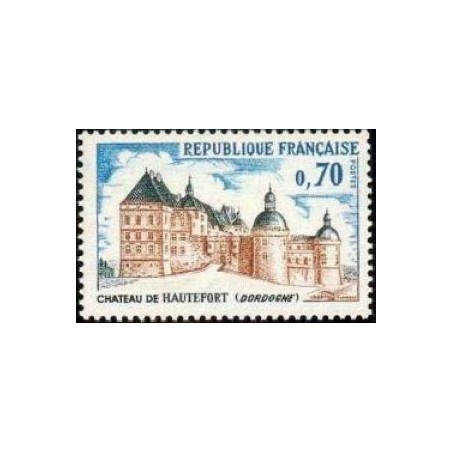 Timbre France Yvert No 1596 Chateau de Hautefort