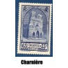 Timbre France Yvert No 399 Cathédrale de Reims neuf * avec trace de charnière