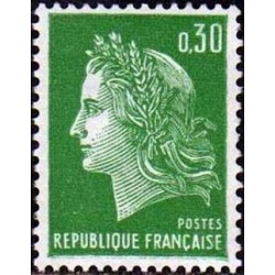 Timbre France Yvert No 1611 Type Marianne de Cheffer