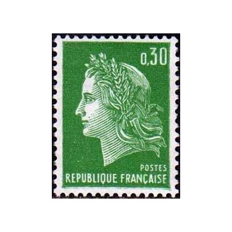 Timbre France Yvert No 1611 Type Marianne de Cheffer