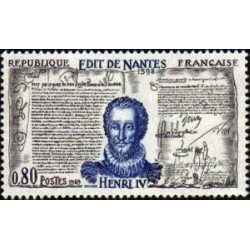 Timbre France Yvert No 1618 Henri IV et l'Edit de Nantes
