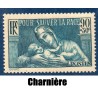 Timbre France Yvert No 419 Société de Prophylaxie sanitaire neuf * avec trace de charnière