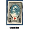 Timbre France Yvert No 422 Croix rouge internationale neuf * avec trace de charnière