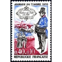 Timbre France Yvert No 1632 Journée du timbre, facteur de ville en 1830