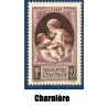 Timbre France Yvert No 441 Natalité neuf * avec trace de charnière