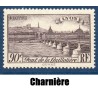 Timbre France Yvert No 450 Pont de la Guillotière à Lyon neuf * avec trace de charnière