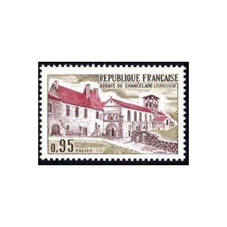 Timbre France Yvert No 1645 Abbaye de Chancelade