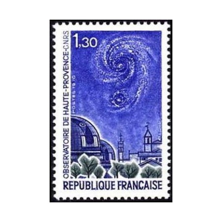 Timbre France Yvert No 1647 Observatoire de Haute-Provence