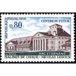 Timbre France Yvert No 1651 Salines de Chaux, Nicolas Ledoux