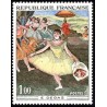 Timbre France Yvert No 1653 Degas, Danseuse au bouquet saluant