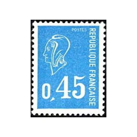 Timbre France Yvert No 1663 Type Marianne de Béquet