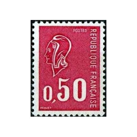 Timbre France Yvert No 1664 Type Marianne de Béquet