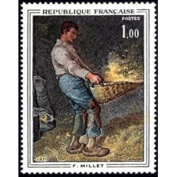 Timbre France Yvert No 1672 Le Vanneur de Millet