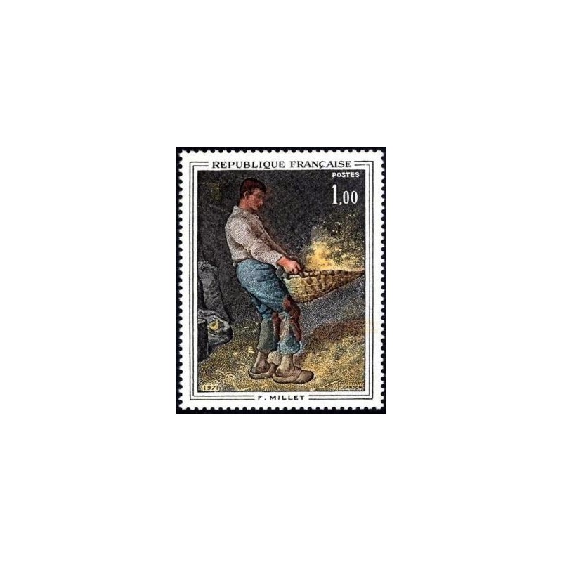 Timbre France Yvert No 1672 Le Vanneur de Millet