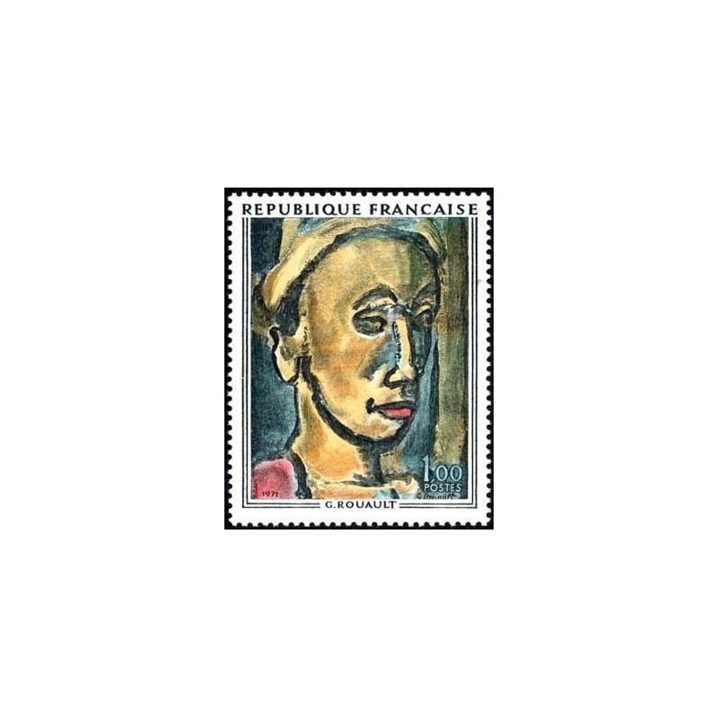 Timbre France Yvert No 1673 Songe Creux de Rouault