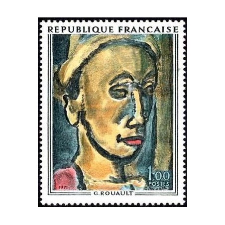 Timbre France Yvert No 1673 Songe Creux de Rouault