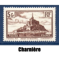 Timbre France Yvert No 260 Mont Saint-Michel Type II neuf * avec trace de charnière