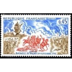 Timbre France Yvert No 1679 Bataille de Valmy