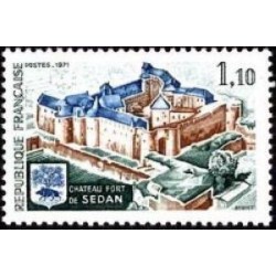 Timbre France Yvert No 1686 Chateau fort de Sedan