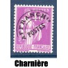 Timbre France Préoblitérés Yvert 70 Type Paix 40 lilas neuf * avec trace de charnière